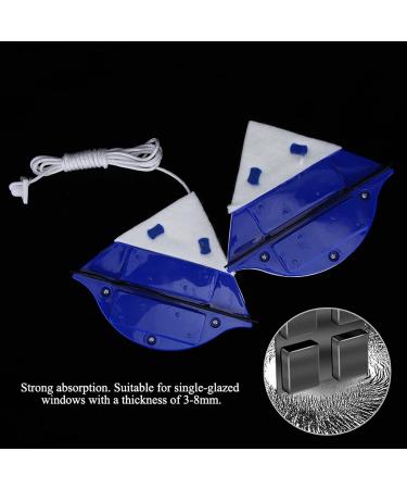 Double Side Magnetic Brush Cleaner Wiper Surface for Home Window Glass Washing Tool Environmentally Friendly Plastic Material - Buy Online on SooperMarket.com