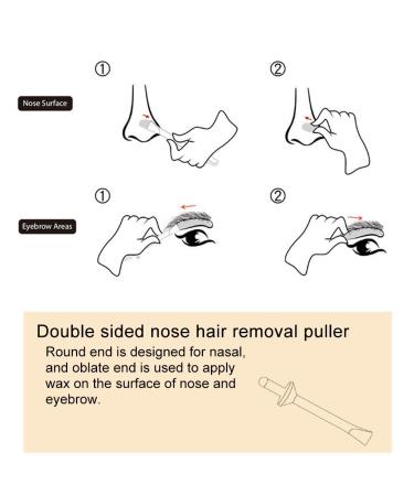 Nose Hair Removal Wax Kit - Painless & Effective Eyebrow Hair Removal Tools for Safe Fast Results - Ship Worldwide! - Buy Online on SooperMarket.com
