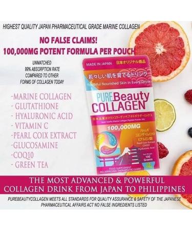 Pure Beauty Collagen Powder 100 Grams - Made in Japan - Buy Online on SooperMarket.com