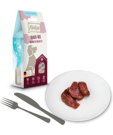 Mjamjam Premium Dog Snack - Hearty Wild Fillet Snackbox (70g) | Natural No Synthetic Preservatives | International Shipping Available - Buy Online on SooperMarket.com