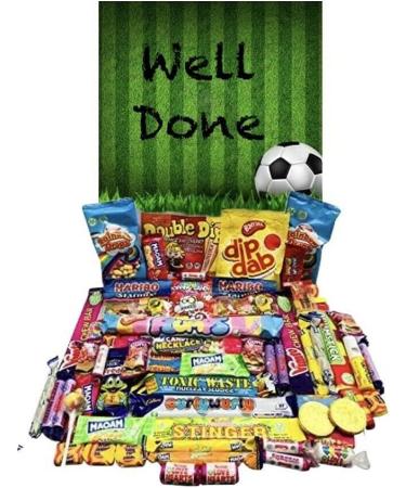 Well Done Football Pick N Mix Ultimate Retro Sweet Box Candy Hamper - Buy Online on SooperMarket.com