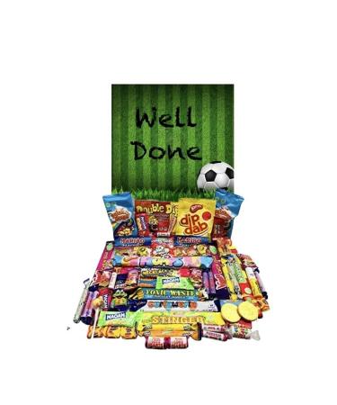 Well Done Football Pick N Mix Ultimate Retro Sweet Box Candy Hamper