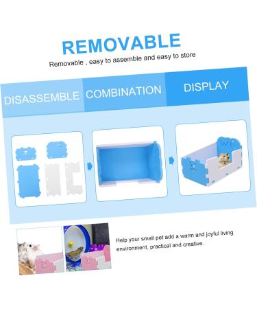 HAPINARY 1pc Hamster Toilet Trash Can Chinchilla Toilet Hamster Litter Toilet Small Pet Supply PVC 15x10cm Blue - Buy Online on SooperMarket.com
