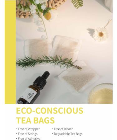 TeeLux Ginger Tea Bags 100 Count - Vegan, Caffeine-Free, Rich in Antioxidants - Spicy & Warm Herbal Tea Bags - Pack of 1 - Buy Online on SooperMarket.com