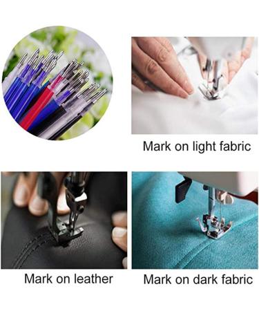 40 High Temperature Heat Erasable Fabric Marker Pen Refills for Sewing & Patchwork - Vanishing Disappearing Ink for Fabric & Leather - Buy Online on SooperMarket.com
