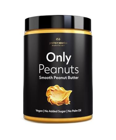 Protein Works Peanut Butter | 100% Natural Roasted Peanut Butter | Smooth | 990g Smooth 500 g (1 pack)
