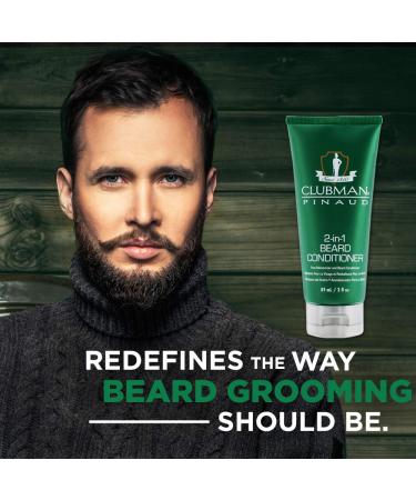 Clubman Pinaud 2-in-1 Beard Conditioner & Face Moisturizer 3 oz - Pack of 2 | 3 Fl Oz - Buy Online on SooperMarket.com