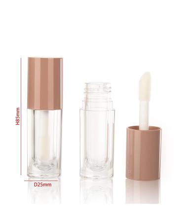 COSIDEA 14pcs Empty 6ml Big Brush Lip Gloss Tubes for DIY Nude Lip Gloss Containers - Buy Online on SooperMarket.com