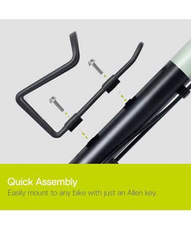 Delta Cycle Bike Water Bottle Holder - Lightweight Alloy Cage for Standard Bottles - Easy Installation, Black - Buy Online on SooperMarket.com