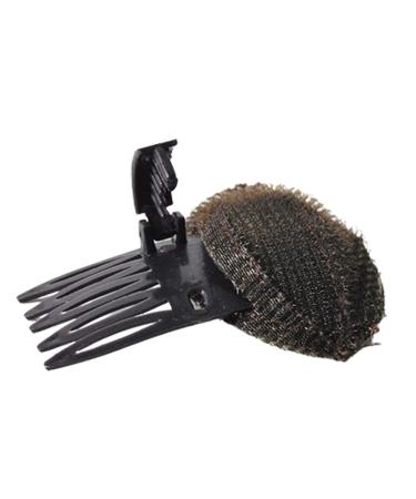 YOUDING Invisible Flufffy Hair Pad | Sponge Bump Volume Hair Clip | Root Rise Hair Clip | Puff Clip Hair Head | Sponge Clip Front Hair Volume Clip Lift Bun Hair Clips Invisible False Hair Pad Coffee