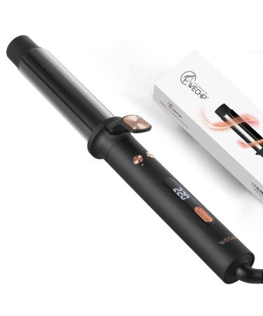 Automatic Hair Curlers 360 Rotating webeauty Nano Titanium Coating Curling Tongs Large Barrel Curling Wand 32 mm Rotating Curling Iron for Long Medium Hair with LCD Display 140-220
