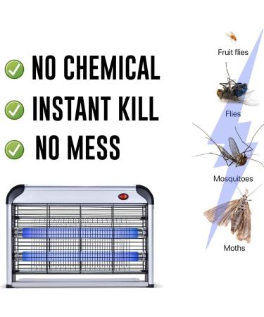 Buy Cefrank Mosquito Killer - Powerful 2800V Insect Destruction with UV Light | 20W Fly Trap for Home & Business - Buy Online on SooperMarket.com