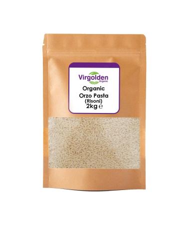 Organic Orzo Pasta (Risoni) 2kg by Virgolden Organic