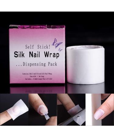 Nail Repair Kit - Self Adhesive Silk Wrap for Strong Nail Protection and Extension - Salon Quality DIY Nail Art Tool - Buy Online on SooperMarket.com