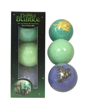 Puckator Vegan Set of 3 Lisa Parker Hubble Bubble Cat & Kittens Bath Bombs