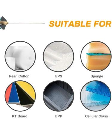 Electric Hot Knife Foam Cutter  Vickes Cutting Hot Pen Hot Wire Cutter 15W Electric Foam Cutting Machine Pen 10CM Styrofoam Cutter Heat Cutting Tool Kit - Buy Online on SooperMarket.com