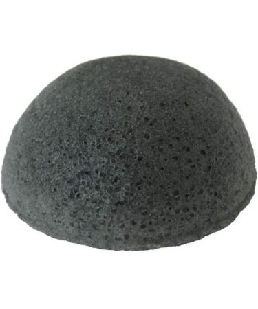 Konjac Bamboo Charcoal Exfoliating Sponge (oily/problem skin) - Buy Online on SooperMarket.com