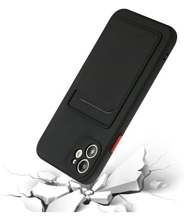 Buy Tivenfezk Nadoli Silicone Case for Xiaomi Redmi 10A - Ultra Thin Shockproof Scratch-Resistant Wallet TPU Cover with Credit Card Holder - Black - Buy Online on SooperMarket.com