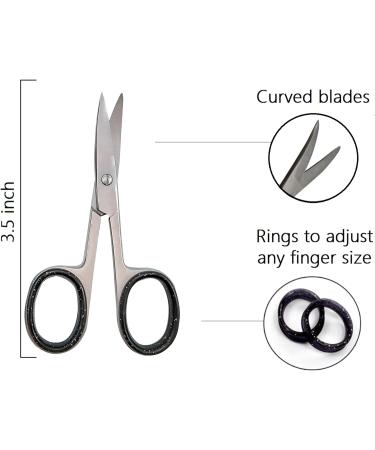 YSCARE Stainless Steel Cuticle Nail Scissors for Manicure and Pedicure - Silver - Buy Online on SooperMarket.com
