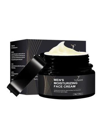 Men's Moisturizing Face Cream Men's Face Moisturiser Men's Anti Wrinkle Face Cream Men's Anti Aging Face Cream Hydrating Moisturising Refreshing Skin Care Anti-Aging Cream for Men 50g