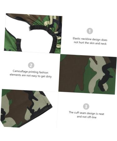 Angoily Waterproof Hair Apron | Salon Styling Cape for Hair Dye & Cuts | Adult Printing Cloak | Best eCommerce Supplies - Buy Online on SooperMarket.com