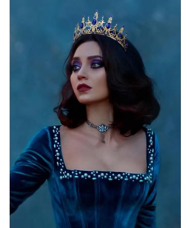 Sweetv Crystal Queen Crown Tiara for Wedding, Birthday, Prom - Shining Star - Buy Online on SooperMarket.com