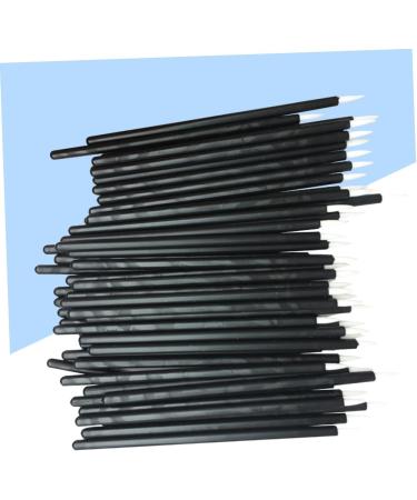BELLIFFY 100pcs Eye Makeup Tools Eyeliner Smudge Brush Lip Scrubber Tool Eyeliner Applicator Tool 15cmX10cm Black - Buy Online on SooperMarket.com