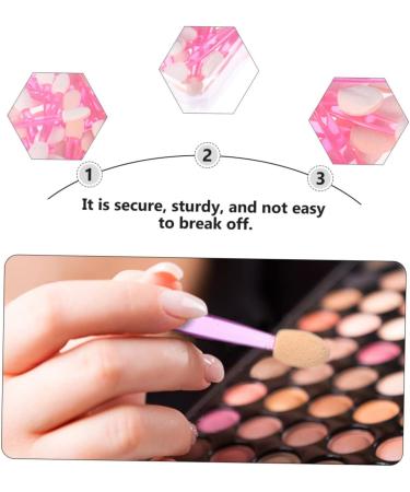 Healeved 50pcs Double Ended Eyeshadow Brush Eye Primer Brush Eye Shadow Brush Sponges Makeup Emulsion - Buy Online on SooperMarket.com
