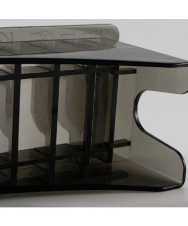 Rectangular Plastic Blade Organizer for 10 Blades Clipper Comb Holder Storage Case Rack 10 Grid Base for Hair Clipper Limit Comb Guide Comb - Buy Online on SooperMarket.com