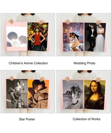 A3 Diamond Painting Storage Book - 30 Pages, Clear Pockets, Art Portfolios, Letter Album Folder - Green - 11*17in/44 X 32.5cm - Buy Online on SooperMarket.com
