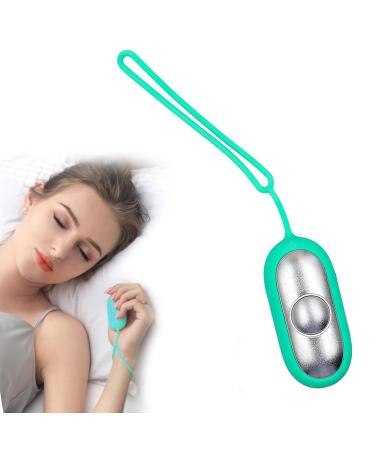 POFET Sleep Aid Device USB Charging Micro-Current Electronic Pulse Sleep Instrument for Improve Sleep Stress Relief Fast and Deep Sleep (Green)