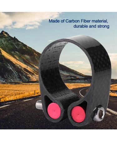 VGEBY1 Bike Seatpost Clamp - 31.8mm Quick Release Carbon Fiber Mountain Bike Accessory - Buy Online on SooperMarket.com