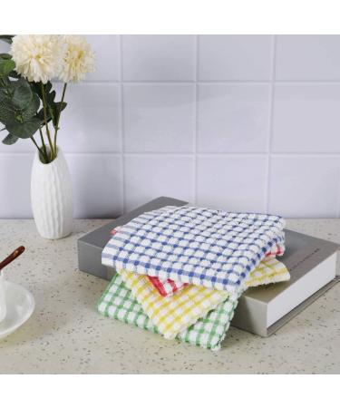 Oeleky Super Absorbent Dish Cloths 12x12 Inches - Pack of 8, Cotton Terry Kitchen Cleaning Rags - Buy Online on SooperMarket.com