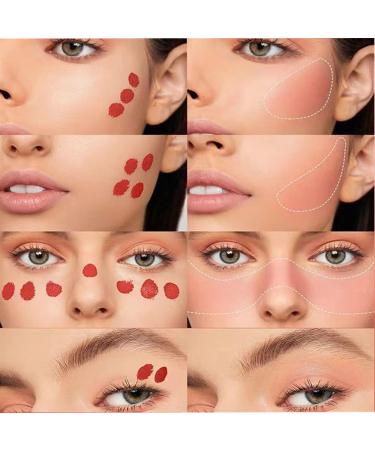 Yeweian Soft Cream Blush Makeup - Tomato Red | Lightweight & Long Lasting Dewy Liquid Blush - Buy Online on SooperMarket.com