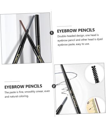 Beavorty 2pcs 2 1 Eyebrow Makeup Tools Triangle Eyebrow Pencil To Rotate - Buy Online on SooperMarket.com