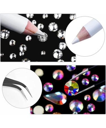 CUHZA 1440 Pieces Round Glass Rhinestones Crystal Gems 6 Sizes Round Crystal Gems Clear Rhinestones with Tweezers and Boxes for Decorating All Types of Crafts - Buy Online on SooperMarket.com