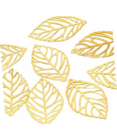 200 pcs Leaves India Hanging Leaf Headwear Tree Flatback Making Bracelet Craft for DIY Bride Silver 2*3.4cmx3pcs Goldenx3pcs - Buy Online on SooperMarket.com