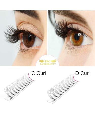 7D-C-0.07 Premade Volume Eyelash Extensions 10mm Short Stem Fans 3D 5D 7D Volume Lash Extensions - C D Curl | 9-20mm - Buy Online on SooperMarket.com