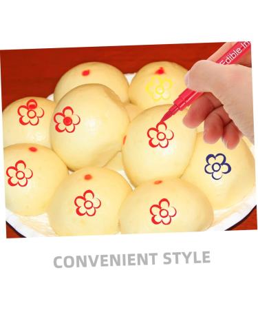 HOLIDYOYO 6pcs Cake Boxes Biscuits Decor Portable Edible Pens Portable Edible Markers Edible Cake Pens Plastic - Buy Online on SooperMarket.com