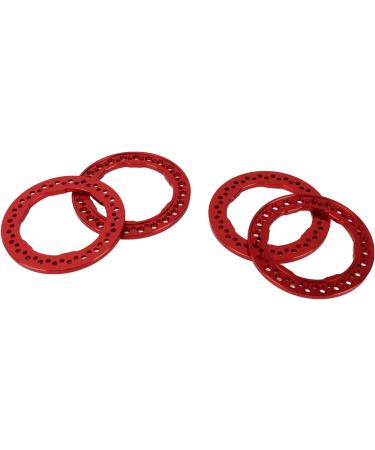 Alomejor 1.9 Aluminum Alloy Beadlock Rings - 4 Piece Red Replacement for Easy Installation & Repair - Buy Online on SooperMarket.com