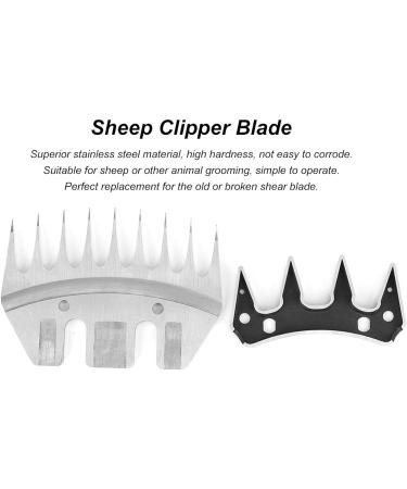 Professional Stainless Steel Sonk Sheep Shears - Universal Electric Wool Cutter Replacement Blades for Alpacas & Goats (9 Tooth Straight Blade) - Buy Online on SooperMarket.com