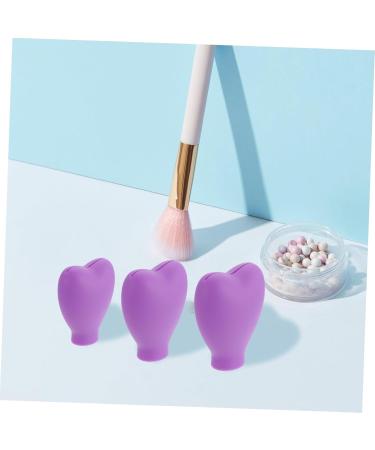 6-Piece Makeup Brush Dust Cover Set | Silicone Cosmetic Brush Holders & Lipstick Protection | Travel-Friendly Beauty Accessories - Buy Online on SooperMarket.com