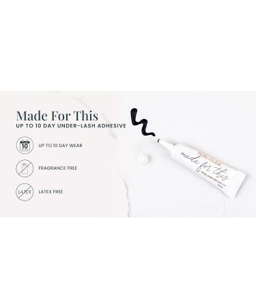 FlutterHabit Adhesive Lash Glue for Eyelash Extensions | All-Day Hold & Effortless Long-Lasting Cluster Lashes - Black All-in-One Solution - Buy Online on SooperMarket.com