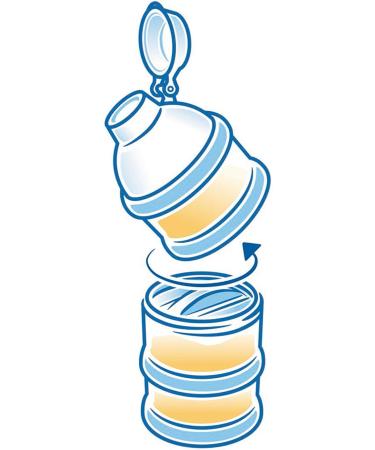 Nuk 710393 Powdered Milk Container - Grey | Convenient Baby Formula Storage - Buy Online on SooperMarket.com