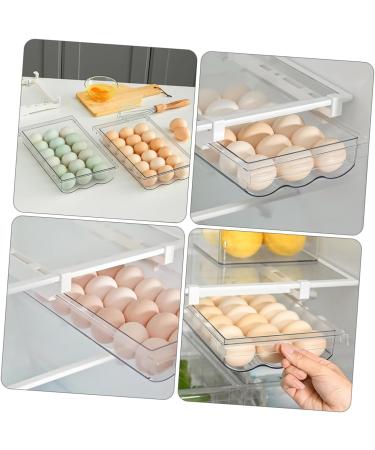 Mikinona Egg Storage Box Storage Drawers Fridge Crisper Fridge Egg Holder Bin Multifunction re-usable - Buy Online on SooperMarket.com