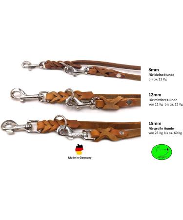 Premium Adjustable Dog Liner for Small & Large Dogs - 2.80m Double Linen in Cognac | International Shipping - Buy Online on SooperMarket.com