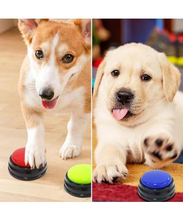 Lufeis Dog Training Bells - 4 Pack Recording Buzzers for Potty Communication & Cleanliness Training - Interactive Pet Doorbell Buttons - Buy Online on SooperMarket.com