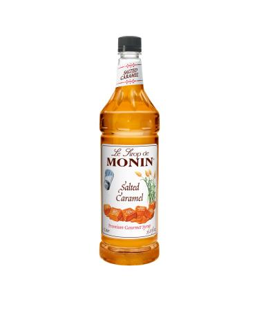 Monin Salted Caramel Syrup 1l Caramel 1 l (Pack of 1)