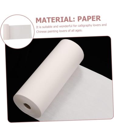 Operitacx 1 Roll Blank Raw Rice Paper Decopage Rice Paper Xuan Zhi Paper Rice Paper for Calligraphy Manual - Buy Online on SooperMarket.com