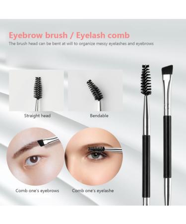 Eyelash Separator Tool 2in1 Eyelash Comb Kit Eyelash Brush Eyebrow Brush Lash Comb for Eye Makeup Accessory 3PCS Eyelash Comb Kit - Buy Online on SooperMarket.com